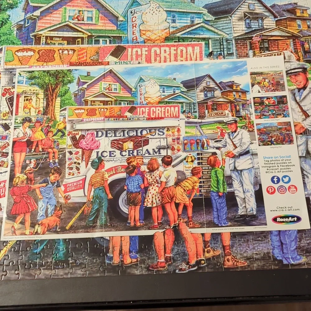 Back To The Past 750 piece puzzle - Picture 7 of 15